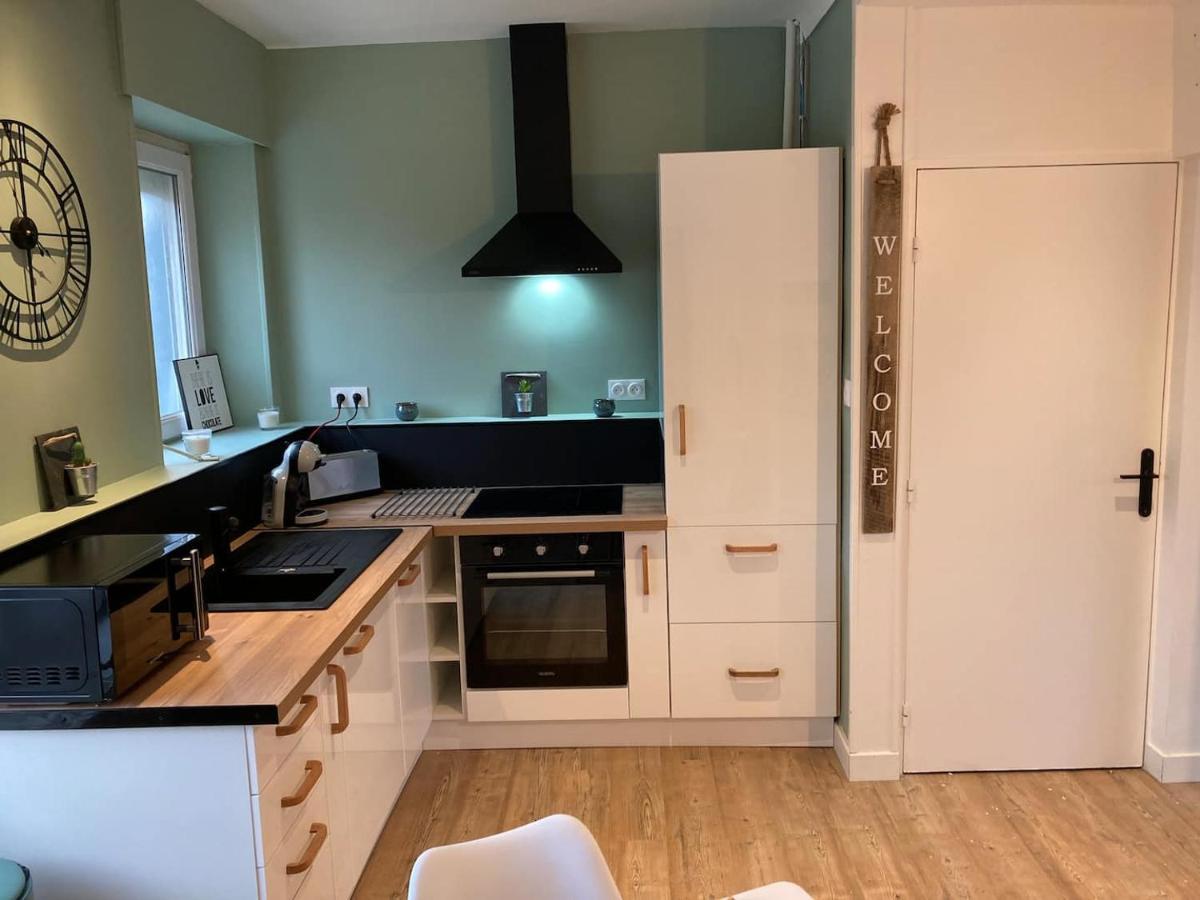 Appartement cosy en duplex à 50m de la plage Le Portel Esterno foto